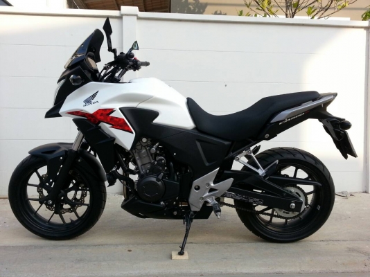 CB500X 2013 รถ5เดือน(ส.ค.)ออกศูนย์บิ๊กวิงค์ สภาพใหม่มาก ราคา205,000 รวมของแต่ง