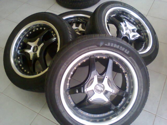 กกน JAPAN 17X7.5 ET20 5/100-114+JINGU 215-55-17 ปี4010 พร้อมใช้ต่อยาวๆ