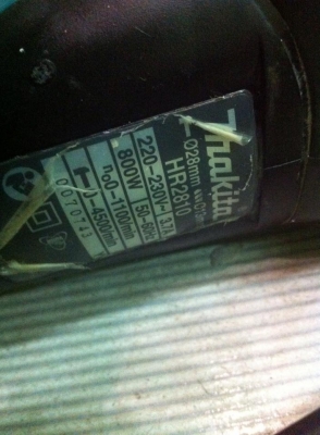 สว่านโรตารี่ 28mm Makita Rotary Hammer HR2810 3ระบบ