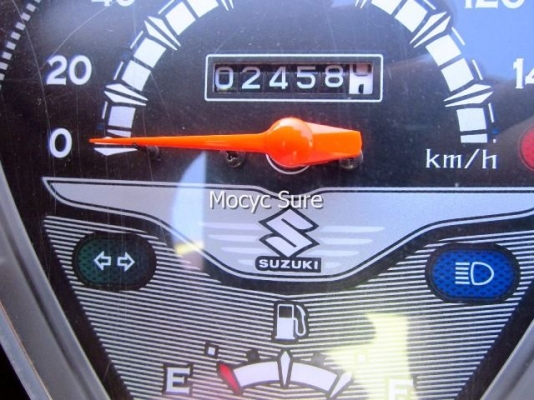 <ขายแล้วครับ>Suzuki Let s Premium สีดำ น้ำตาล เรียบหรู ด้วยล้อแม็กดำเข็ม  ปี 56