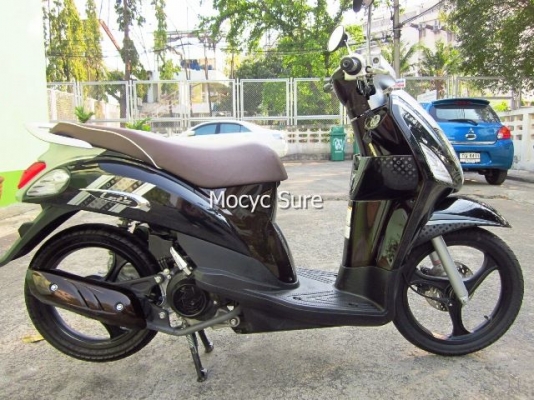 <ขายแล้วครับ>Suzuki Let s Premium สีดำ น้ำตาล เรียบหรู ด้วยล้อแม็กดำเข็ม  ปี 56