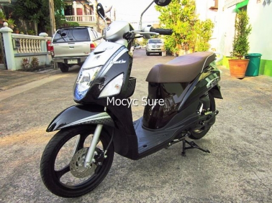 <ขายแล้วครับ>Suzuki Let s Premium สีดำ น้ำตาล เรียบหรู ด้วยล้อแม็กดำเข็ม  ปี 56