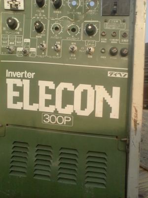 ขายเครื่องเชื่อมอากอน INVERTER ELECON 300 P(นำเข้าญี่ปุ่น) ขายเครื่องเชื่อมอากอน INVERTER ELECON 300 P(นำเข้าญี่ปุ่น)