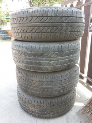 ขายล้อติดรถBMW318iพร้อมยางบริจสโตน