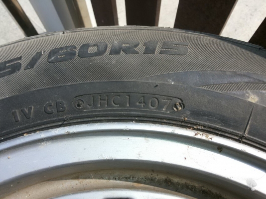 ขายล้อติดรถBMW318iพร้อมยางบริจสโตน