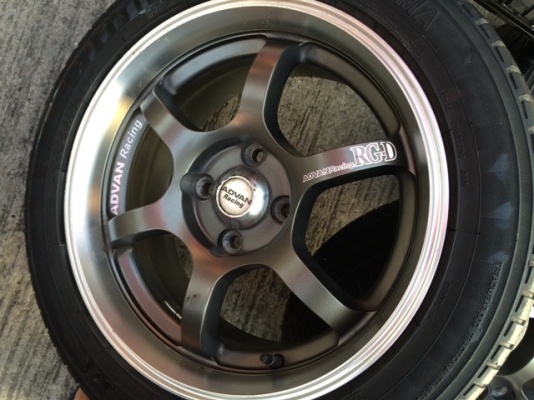 ขายล้อ Advan RG8 พร้อมยาง Yokohama 195/55/15 พร้อมใช้ครับ ขายล้อ Advan RG8 พร้อมยาง Yokohama 195/55/15 พร้อมใช้ครับ