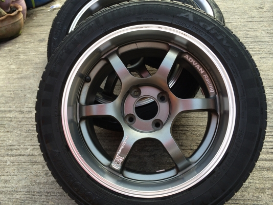 ขายล้อ Advan RG8 พร้อมยาง Yokohama 195/55/15 พร้อมใช้ครับ ขายล้อ Advan RG8 พร้อมยาง Yokohama 195/55/15 พร้อมใช้ครับ