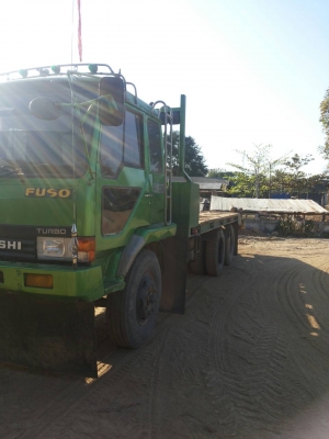 ฟูโซ่195MA 10ล้อ2เพลา 10สปีดระบบยิงด้วยลม แอร์พร้อม เทเลอร์ท้ายปลา