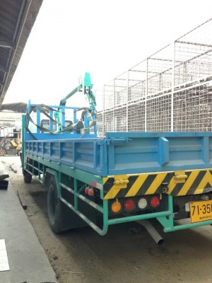 ขายด่วนรถบรรทุก 6ล้อช่วงยาวติดเครน 3.5ตัน สภาพพร้อมใช้