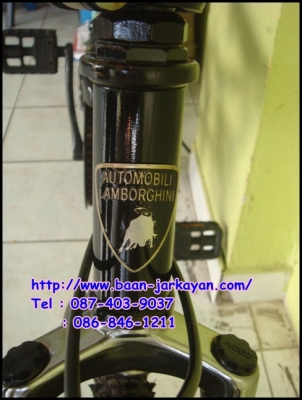 Lamborghini สีดำ จักรยานพับได้ Lamborghini สีดำ จักรยานพับได้