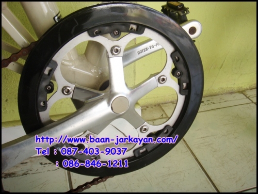 จักรยานพับ ขาไก่ PEUGEOT สีขาวมุข สวย ค่ะ