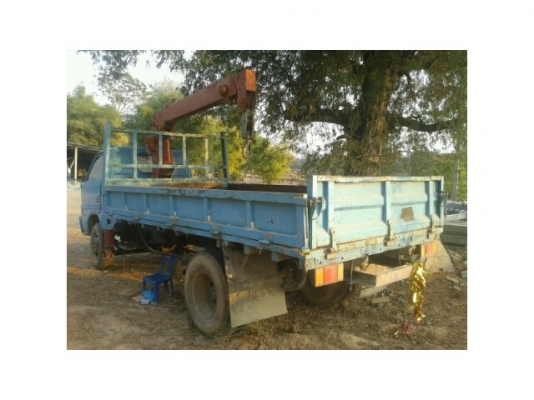 ขายรถบรรทุกติดเครน1.5ตัน เครื่อง110 กระบะยาว3.90ม. ไม่มีเล่มทะเบียน