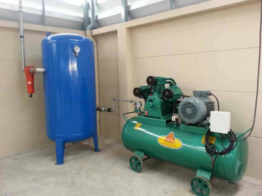 ปั๊มลมฟูเช็ง15แรงพร้อมถังพักขนาดใหญ่