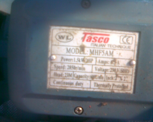 ปั้มน้ำหอยโข่งอิตาลี 2 นิ้ว