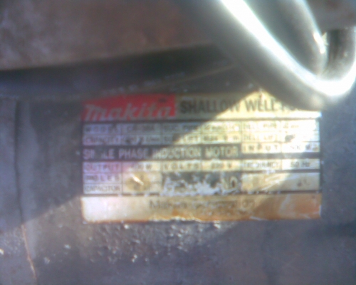 ปั้มน้ำส่งมากีตา