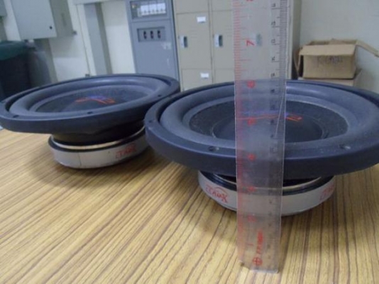 ลำโพงซับบาง 10 นิ้ว Car-x cx-1019 ว้อยเดี่ยวสภาพสวยๆเดิมๆ