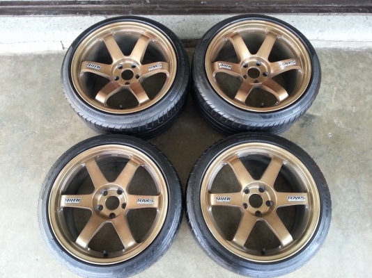 TE37ขอบ18 งานROTA  หน้า8.5หลัง10