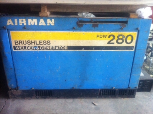 เครื่องปั่นไฟ Airman 9.9Kva เชื่อม+แสง