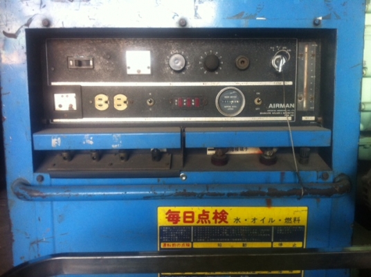 เครื่องปั่นไฟ Airman 9.9Kva เชื่อม+แสง