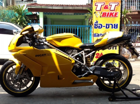 ต้ำพระราม2 ขาย DUCATI 749S สเปคUSA วิ่งมา15xxxโล ทะเบียนตรงรุ่น749โอนนอกครับภาษี2557