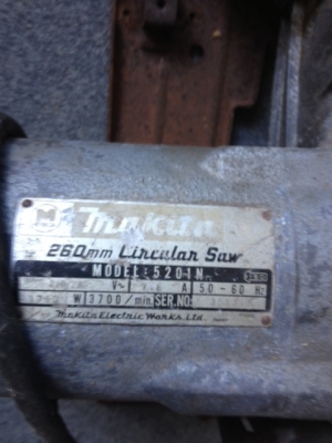 เลื่อยวงเดือนมากีตา 10 นิ้วแจแปน 3 ตัวสภาพพร้อมใช้