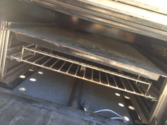 เตาแก๊ส 4 หัวสแตนเลสมีเตาอบงานนอก