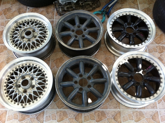 ขายล้อขอบ15 5รู114 3คู่  กล้วย กับรายรังผึ้ง