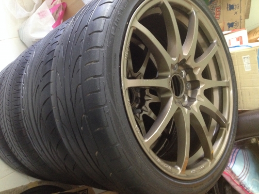 ขายล้อแม็ก CE28 พร้อมยาง 18 4/100/114