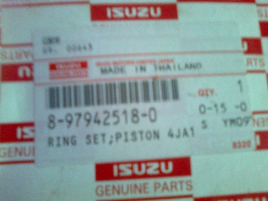 แหวนลูกสูบ isuzu 2500 turbo ใหม่