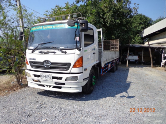 HINO MEGA FG1J รถห้าง เครื่อง 220 แรงม้า JO8C TURBO INTER COOLER EURO2 กระบะ คาร์โก้ ยาว 7.20 ม. พร้