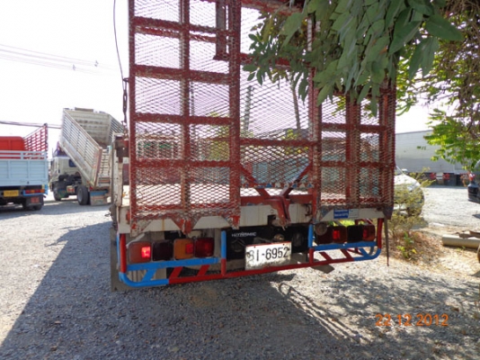HINO MEGA FG1J รถห้าง เครื่อง 220 แรงม้า JO8C TURBO INTER COOLER EURO2 กระบะ คาร์โก้ ยาว 7.20 ม. พร้