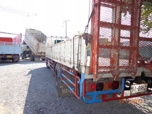 HINO MEGA FG1J รถห้าง เครื่อง 220 แรงม้า JO8C TURBO INTER COOLER EURO2 กระบะ คาร์โก้ ยาว 7.20 ม. พร้