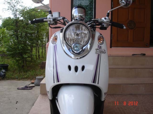 new fino classic ปี 2012 สีขาวม่วง รถเกรด A ราคา 32500 บาท โทร.0819858268,0800130001