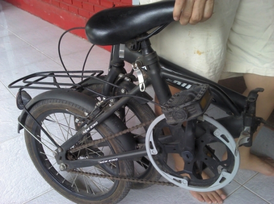 รถจักรยานพับได้แบบพับ4ท่อน พับแล้วเหลือนิดเดียว