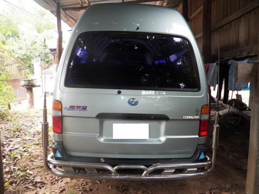 ขายรถตู้หัวจรวด หลังคาสูงปี 2002 เครื่อง3000 ดีเซล เบาะVIP รถบ้าน