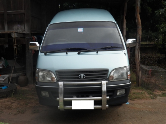 ขายรถตู้หัวจรวด หลังคาสูงปี 2002 เครื่อง3000 ดีเซล เบาะVIP รถบ้าน