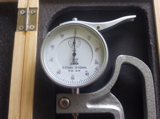 เครื่องวัดความหนาสิ่งของ วัดได้หนา 10 มม.ความละเอียด 0.01มม.วัดได้เร็วแม่นย่ำ