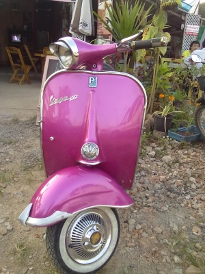 ขายเวสป้า59อิตตาลี่ เครื่องฟิต สียังใหม่ ของแต่งเพียบ 35000ด่วน