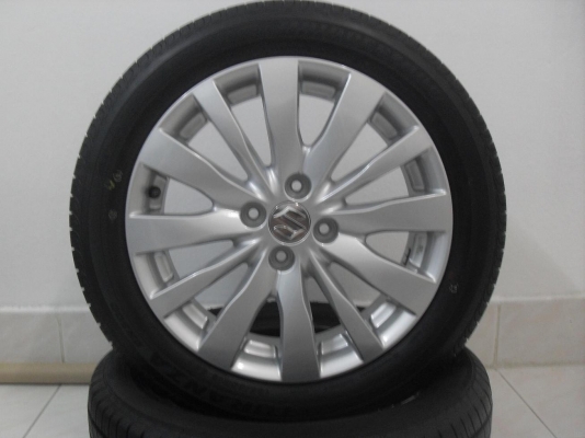 ล้อแม็ก suzuki swift ตัวท็อป ขอบ16 ป้ายแดง พร้อมยาง