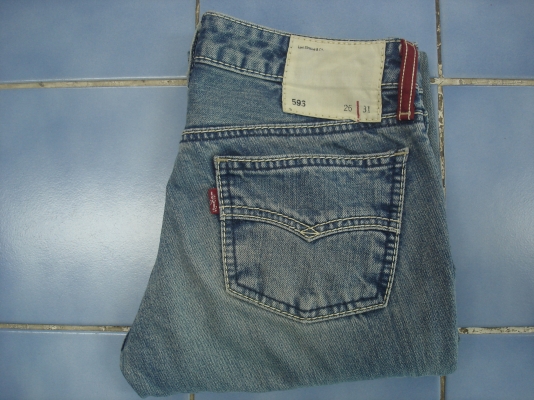 กางเกงยีนส์ Levi 593LEDLOOP size w26/L31 สภาพใหม่เอี่ยม