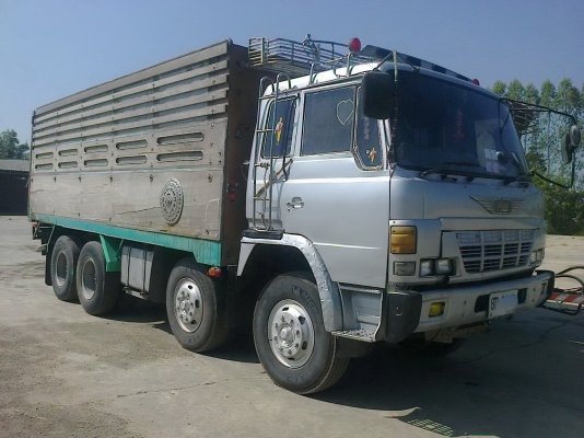 ขายรถพ่วง แม่-ลูก 20 ล้อ 2 เพลา แม่กระไม้ไม้สวยคอกเกษตร ลูกเหล็ก HINO 3 ใบปัด เครื่อง.EP-100 เทอร์โบ รถสวย