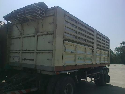 ขายรถพ่วง แม่-ลูก 20 ล้อ 2 เพลา แม่กระไม้ไม้สวยคอกเกษตร ลูกเหล็ก HINO 3 ใบปัด เครื่อง.EP-100 เทอร์โบ รถสวย