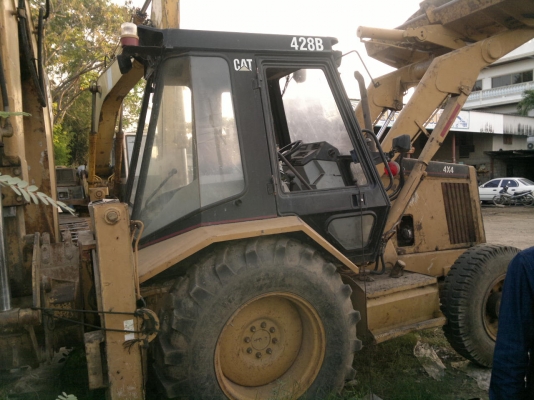 ขายรถตักหน้า ขุดหลัง 2 เพลา 4X4 CAT 428-B เล่มทะเบียน สภาพสวย