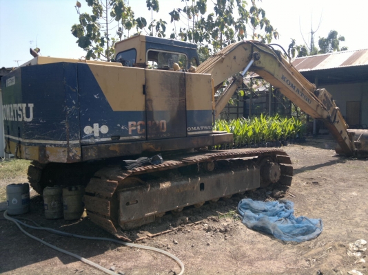 ขายรถแบคโฮ KOMATSU PC-120-2 เอกสารเล่มทะเบียน รถสวยประมาณ 80\% lสนใจโทร