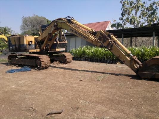 ขายรถแบคโฮ KOMATSU PC-120-2 เอกสารเล่มทะเบียน รถสวยประมาณ 80\% lสนใจโทร