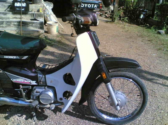 ขายดรีมคุรุสภา(ม่วง)ทะเบียนเต็มพร้อมชุดโอนเครื่องเดิมๆสมบูรณ์มากอะไหร่เดิมครบ ขาย 13500 บาท