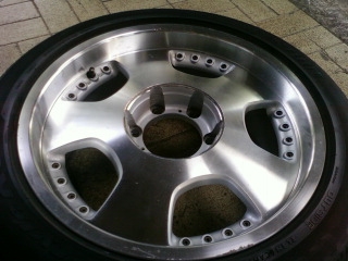 แม็ครถตู้6รู เก่าญีปุน ยูโรลาย ไม่มีฝาครอบ