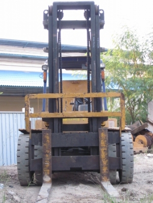 ขาย-รถยกโฟล์ทลิฟต์ DALIAN: CPCD60AA ขนาด 6 ตัน เครื่อง ISUZU 6 สูบ มือสองเก่าญี่ปุ่น ยางหน้าคู่