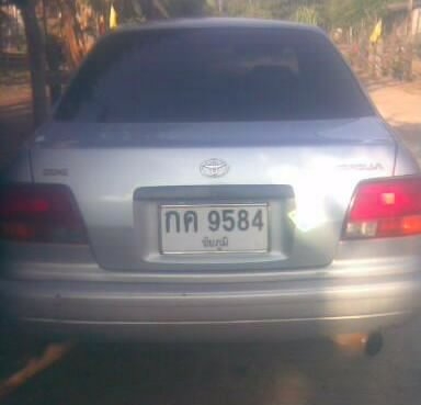 TOYOTA COROLLA - HI-TORQUE 1.5 GXi MT ปี 96 เกียร์ธรรมดา ติดแก๊ส LPG ลงเล่มครบถูกต้องพร้อมโอนประหยัดสุดสุด เครื่องแน่นแรงดี ภายในเก๋งสวยครบ แอร์เย็น พวงมาลัยเพาเวอร์ รถไม่มีชนหนัก ช่วงล่างดียางสภาพ 70\% พร้อมใช้งาน เอกสารทะเบียนภาษีครบพร้อมโอนครับ