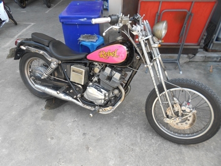 รายละเอียด ขายรีเบล250 ทะเบียนแท้ พร้อมชุดโอนเครื่องแน่นๆพร้อมใช้